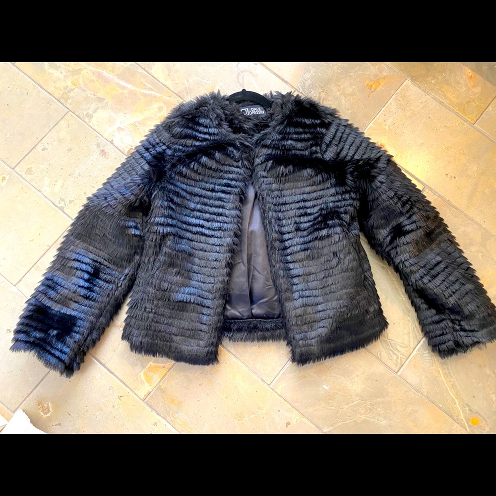 Faux fur jacket
